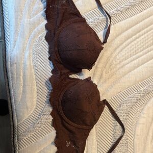 Aerie Lace Brown Bra